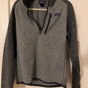 Patagonia Blue and Black Fleece Jacket